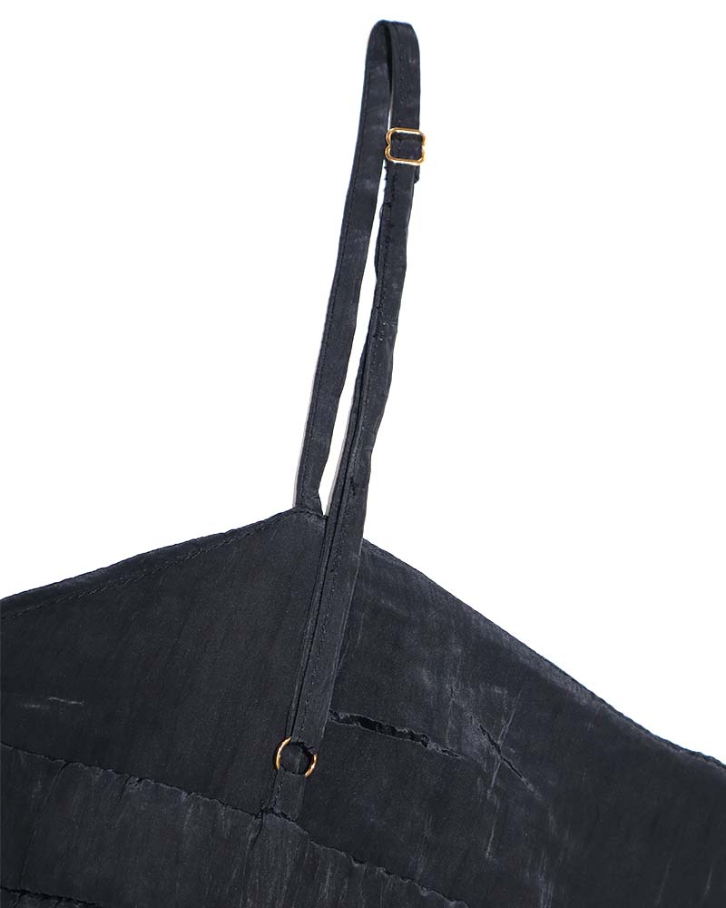 ワッシャーフレアキャミワンピース