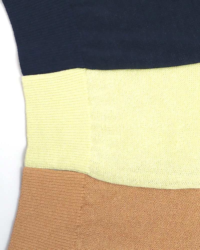 和紙コットン天竺Vネックプルオーバー