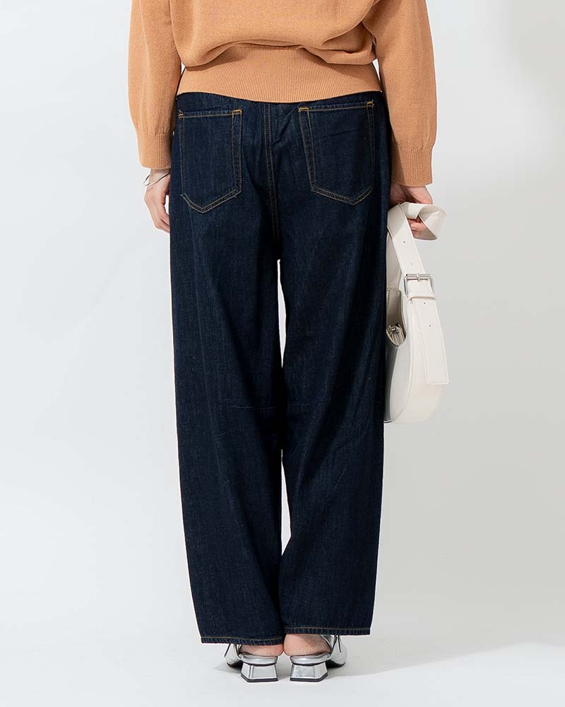 ライトオンスデニムカーブラインパンツ