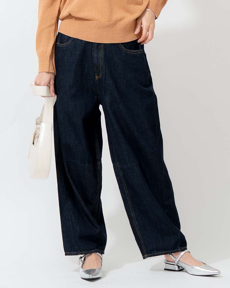 ライトオンスデニムカーブラインパンツ