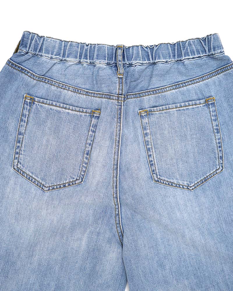 ライトオンスデニムカーブラインパンツ