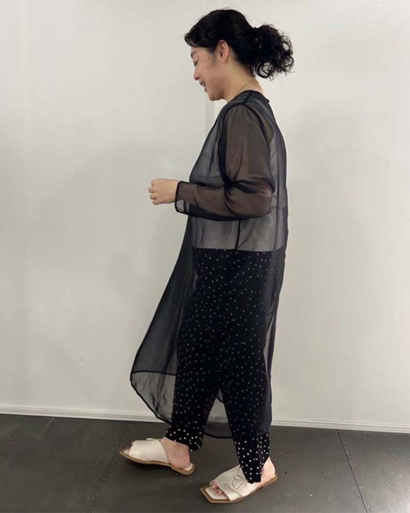 leinwande Recycle Organdy Pleats Dress