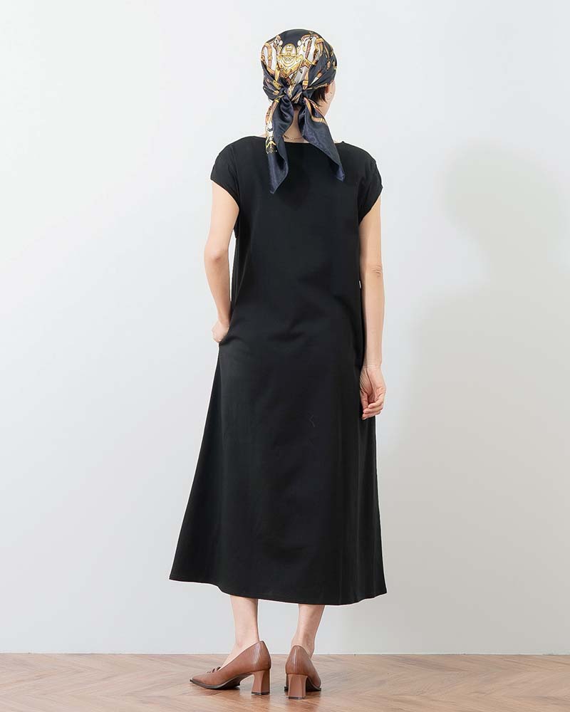 エグゼクティブジャージータックスリーブワンピース