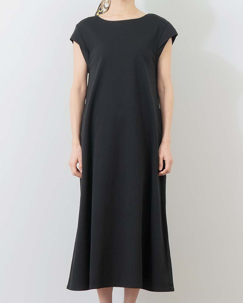 エグゼクティブジャージータックスリーブワンピース