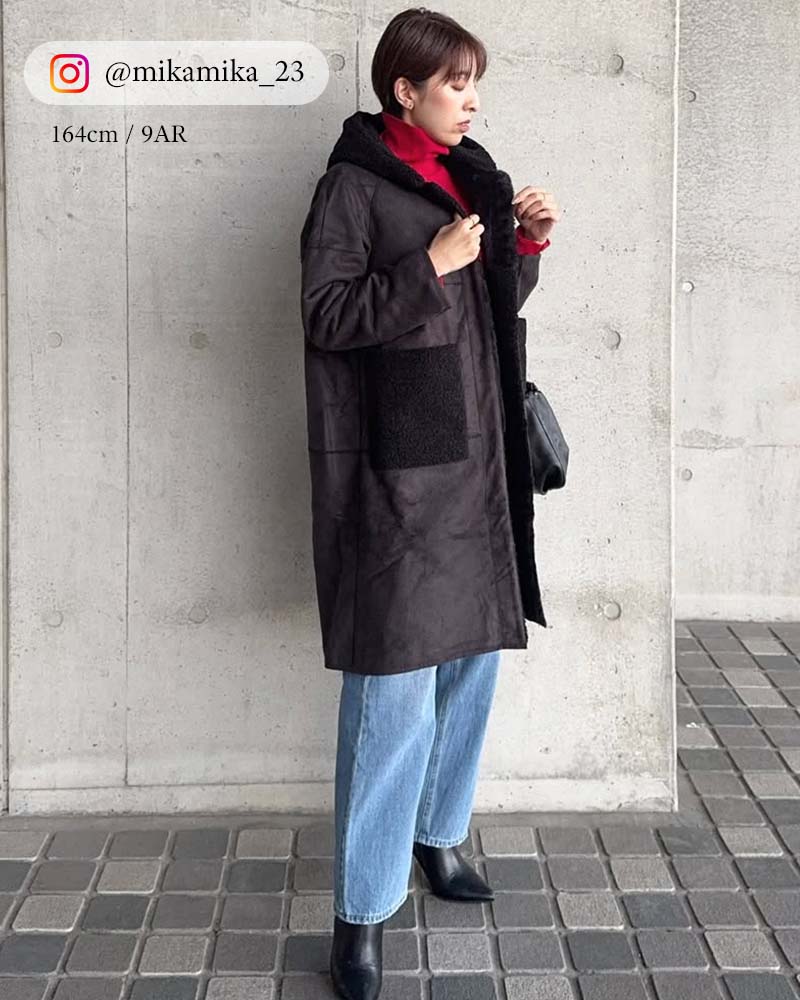 【美品】KRYOS パッチワークレザー リアルムートンコート 36 ブラック 1 リアルムートンコート パッチワーク 羊革 ダークブラウン - メルカリ