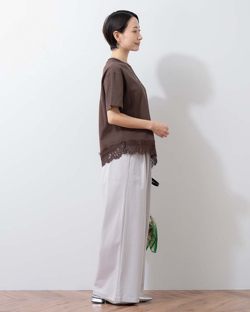 エグゼクティブジャージータック入りワイドパンツ《セットアップ対応》