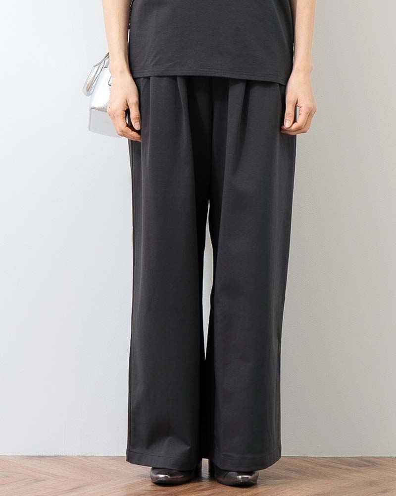 エグゼクティブジャージータック入りワイドパンツ《セットアップ対応》