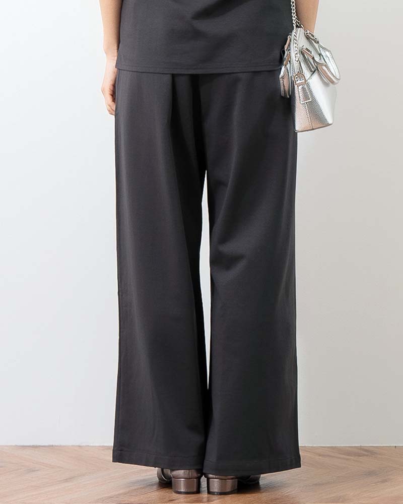 エグゼクティブジャージータック入りワイドパンツ《セットアップ対応》