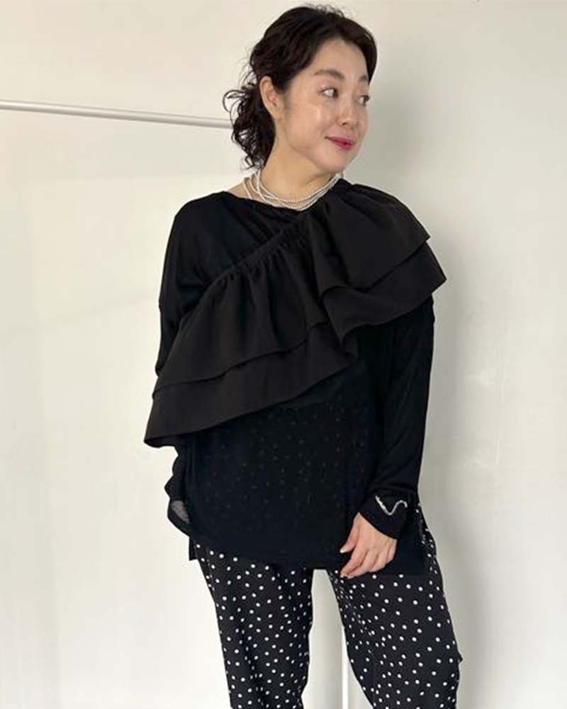 【otostyle】マルチウェイティアードフリルカラー