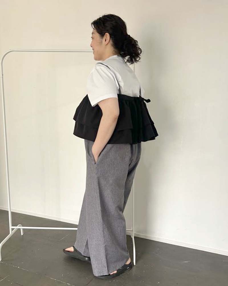 【otostyle】マルチウェイティアードフリルカラー