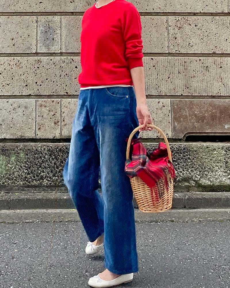 【Canaria Style】コンパクトクルーインナーカットソー