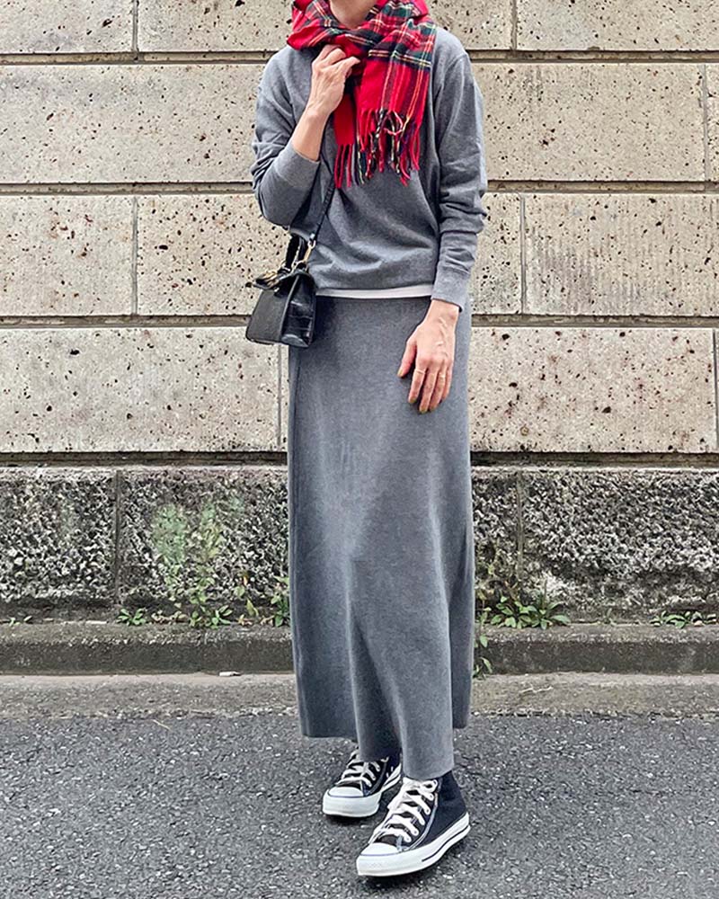 【Canaria Style】コンパクトクルーインナーカットソー