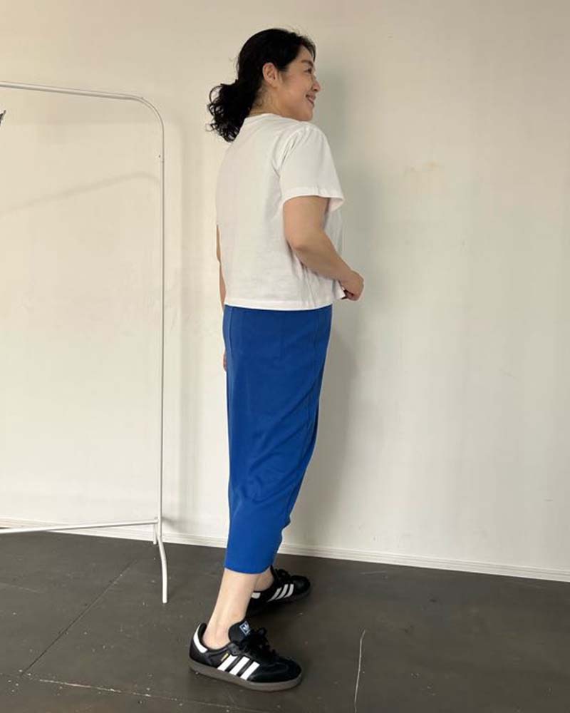 【otostyle】ストレッチリブIラインスカート