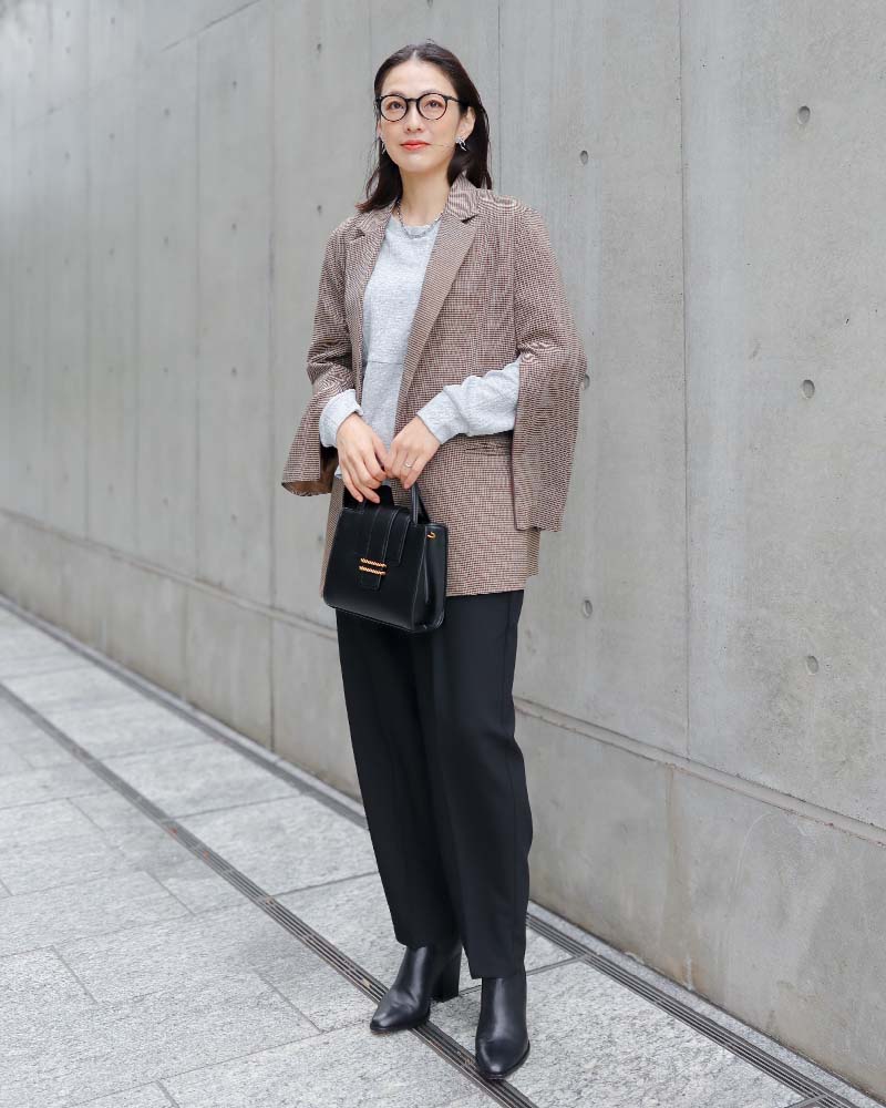 【otostyle】コクーンシルエットスラックスパンツ