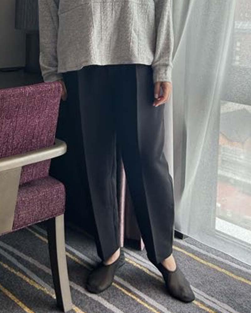 【otostyle】コクーンシルエットスラックスパンツ