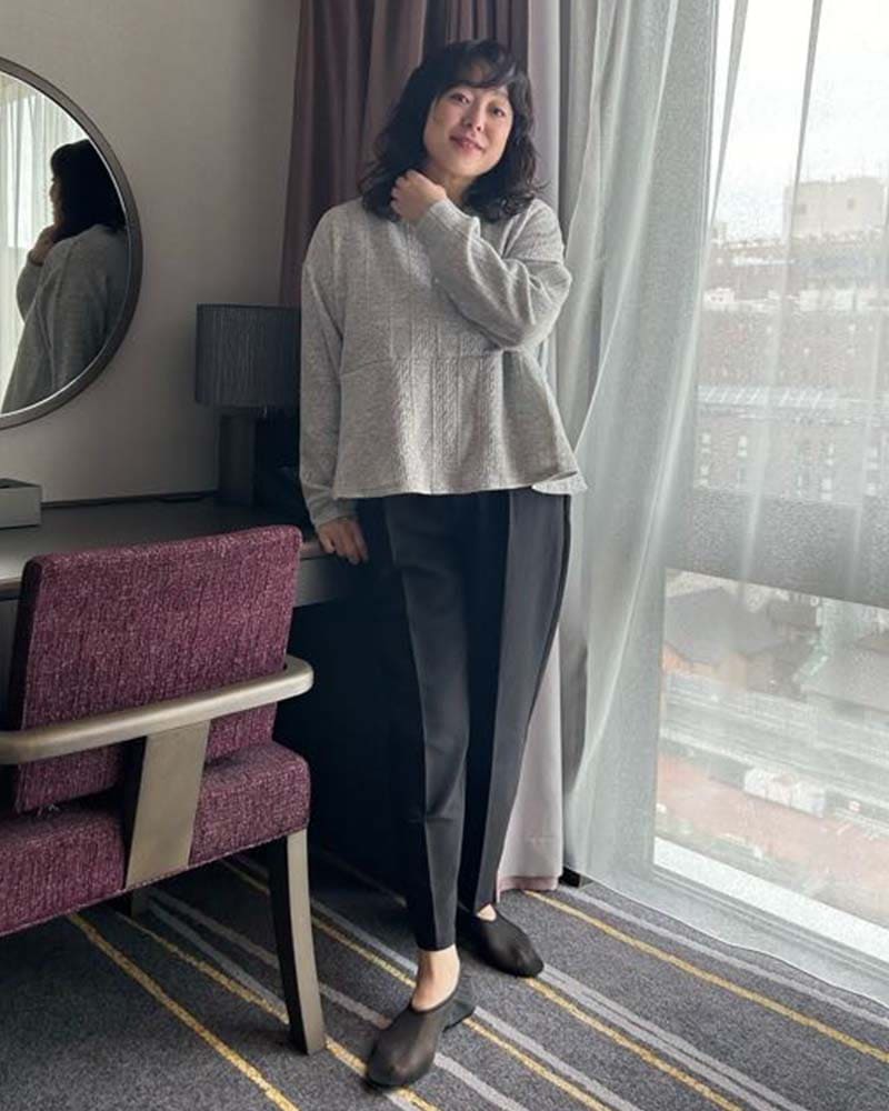 【otostyle】コクーンシルエットスラックスパンツ