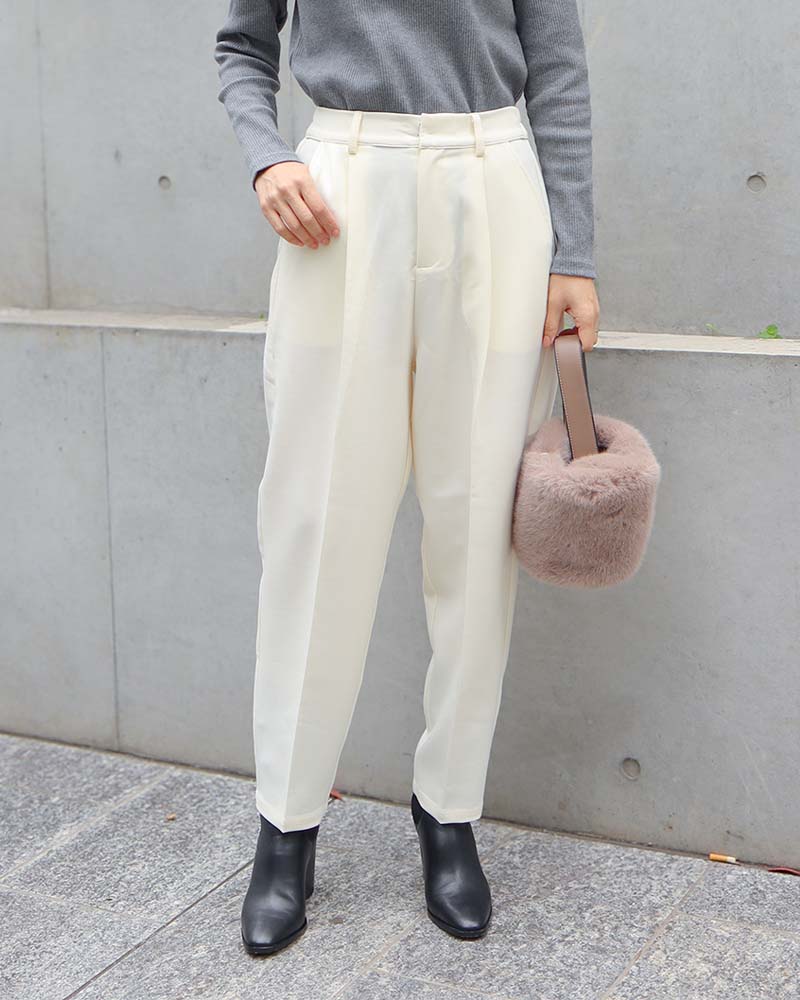 【otostyle】コクーンシルエットスラックスパンツ