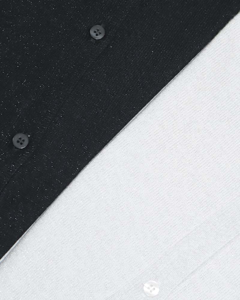 ラメ入りコンパクトニットカーディガン