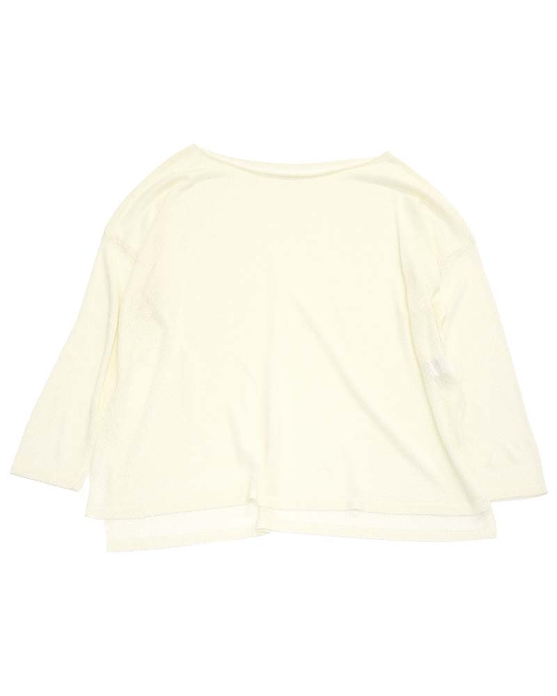⭐値下げ中⭐〈BEARDSLEY〉リネン 裾ゴム サマーニット プルオーバー BEARDSLEY（ビアズリー）の「リネン裾ゴム サマーニット プル