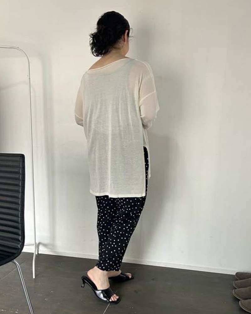 【otostyle】シアーサマーニットプルオーバー