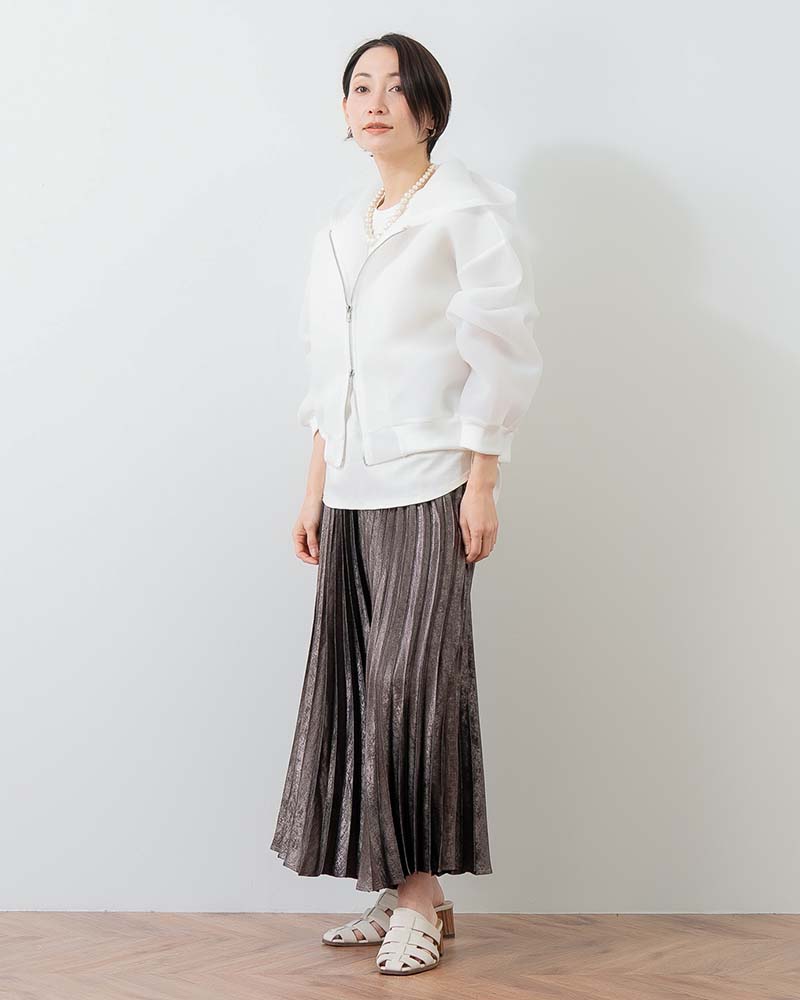 シアーダンボールフーディーブルゾン