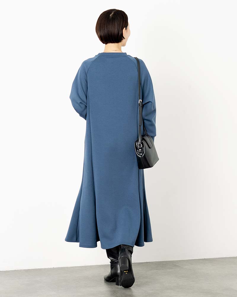 ソフトダンボールニットマーメイドワンピース