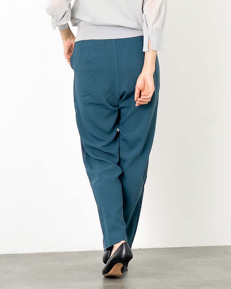 サイドライン切り替えテーパードパンツ