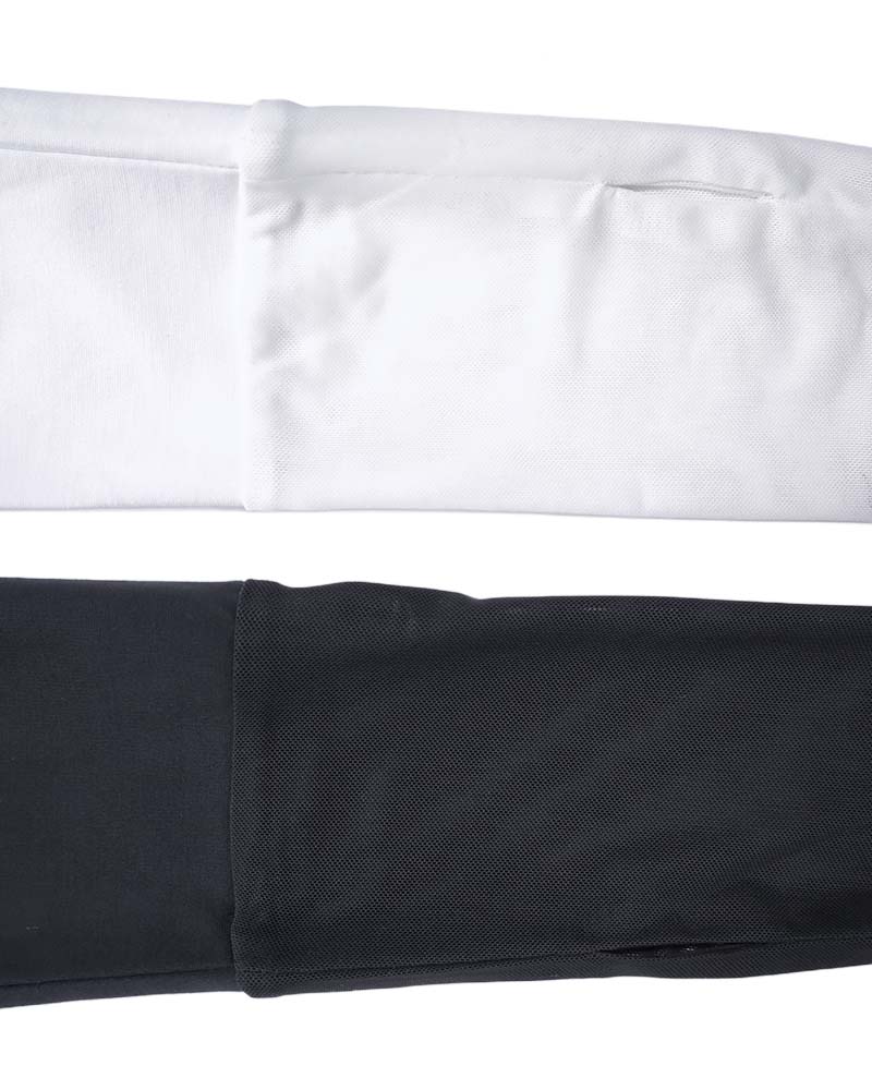 ソフトチュール切り替えハイネックプルオーバー