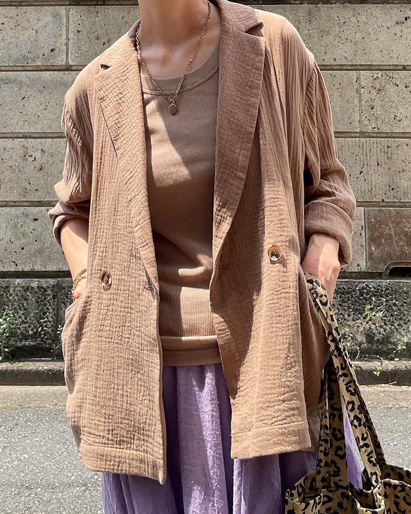 【Canaria Style】ダブルガーゼライトジャケット