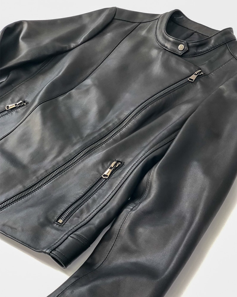 ラムレザーライダースジャケット | □OUTER,JACKET | 元町ゼラール