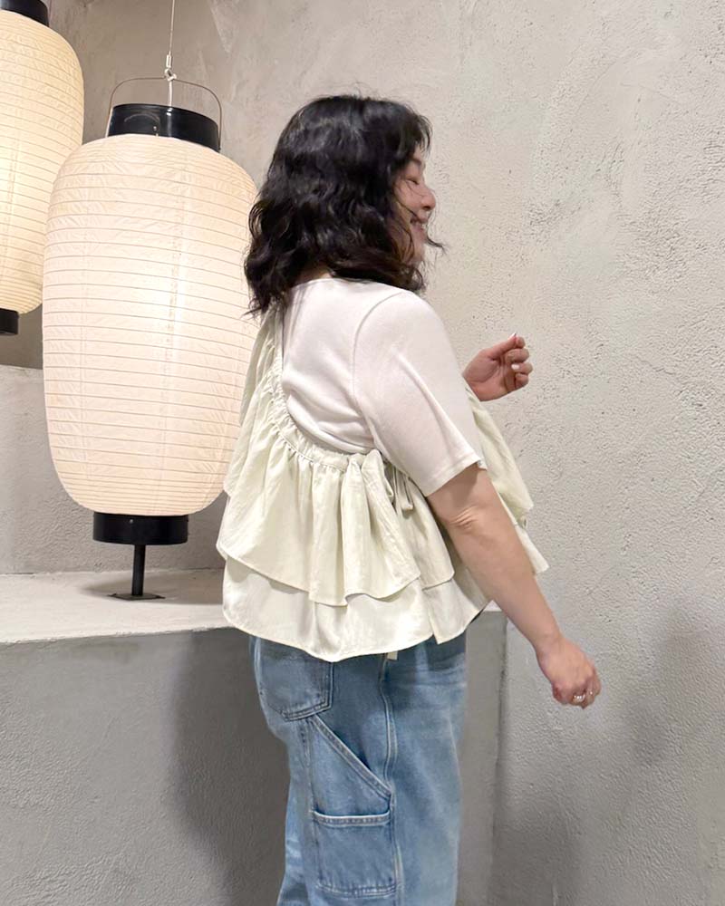 【otostyle】マルチウェイティアードフリルカラー②