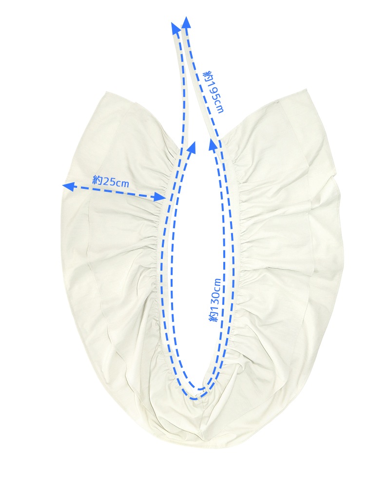 【otostyle】マルチウェイティアードフリルカラー②