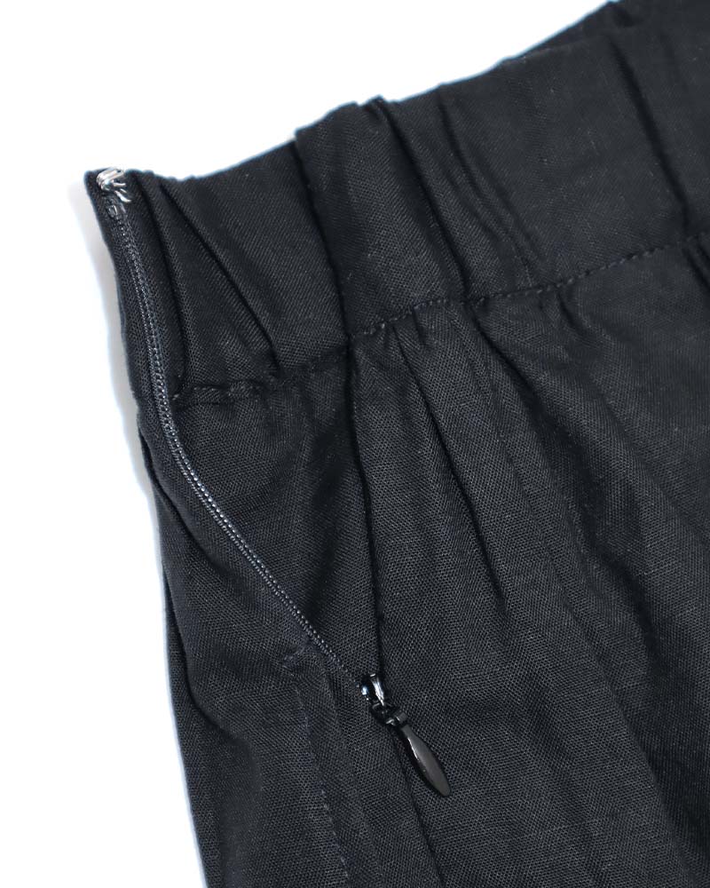 【Canaria Style】コットンリネン混ボイルフレアスカート