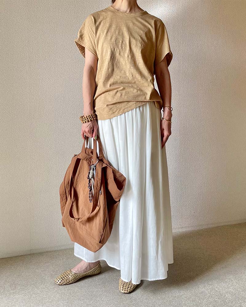 Canaria Style】コットンリネン混ボイルフレアスカート | BOTTOMS