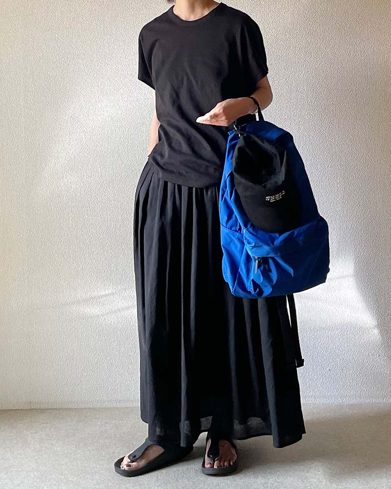 【Canaria Style】コットンリネン混ボイルフレアスカート