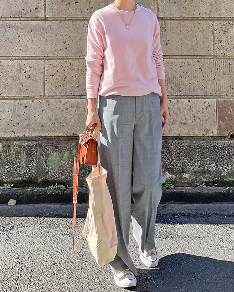 【Canaria Style】ミニ裏毛ラウンドプルオーバー②