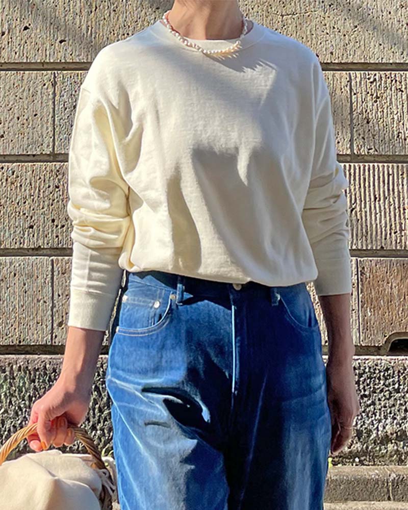 【Canaria Style】ミニ裏毛ラウンドプルオーバー②