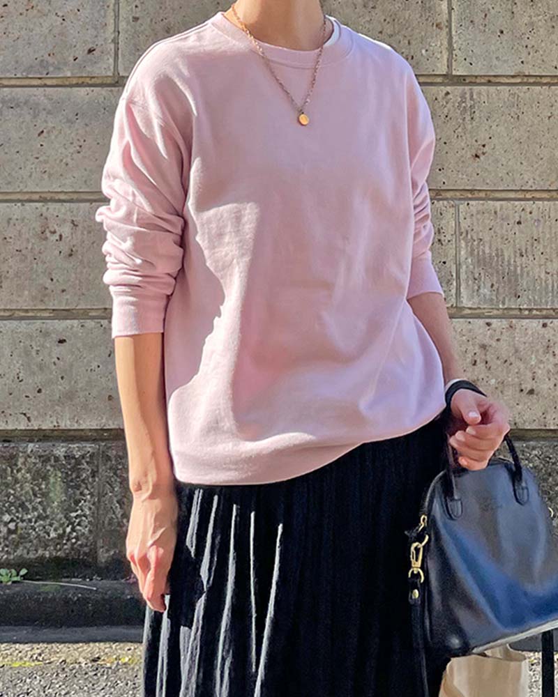 Canaria Style】ミニ裏毛ラウンドプルオーバー② | TOPS | 元町