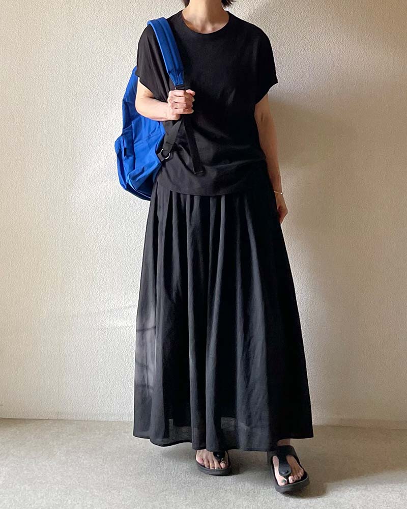 【Canaria Style】スラブ天竺サイドタックフレンチプルオーバー