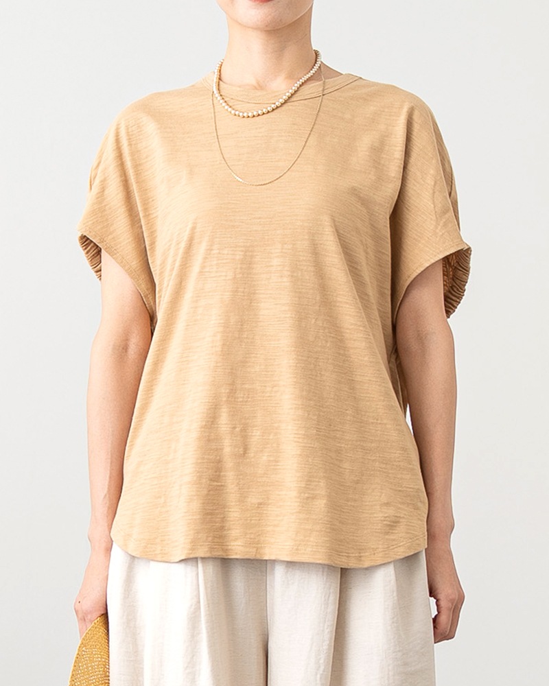 Canaria Style】スラブ天竺サイドタックフレンチプルオーバー | TOPS