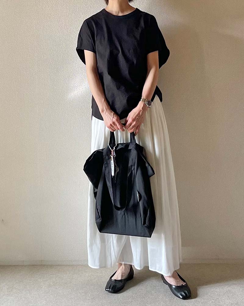 【Canaria Style】スラブ天竺サイドタックフレンチプルオーバー