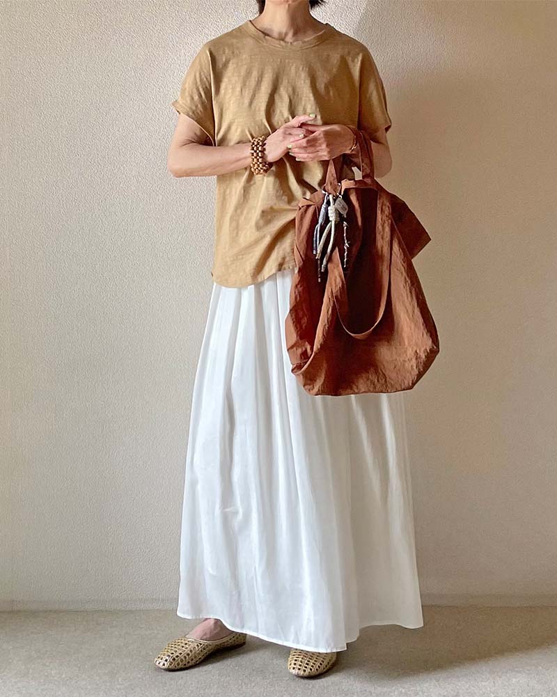 【Canaria Style】スラブ天竺サイドタックフレンチプルオーバー