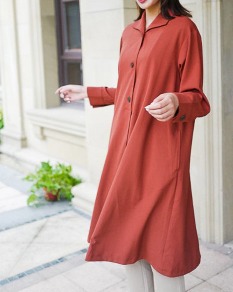 ショールカラーシャツ風ワンピース One Piece 元町ゼラール 公式通販サイト