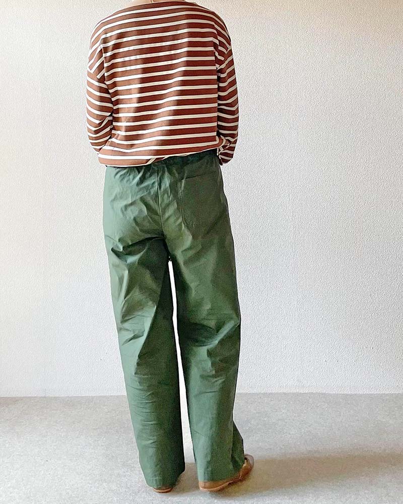 【Canaria Style】ボートネックボーダープルオーバー