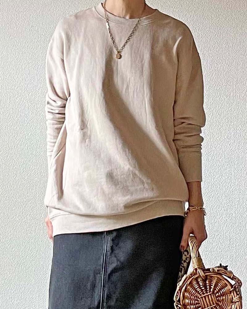 【Canaria Style】ミドルウェイトスウェットプルオーバー