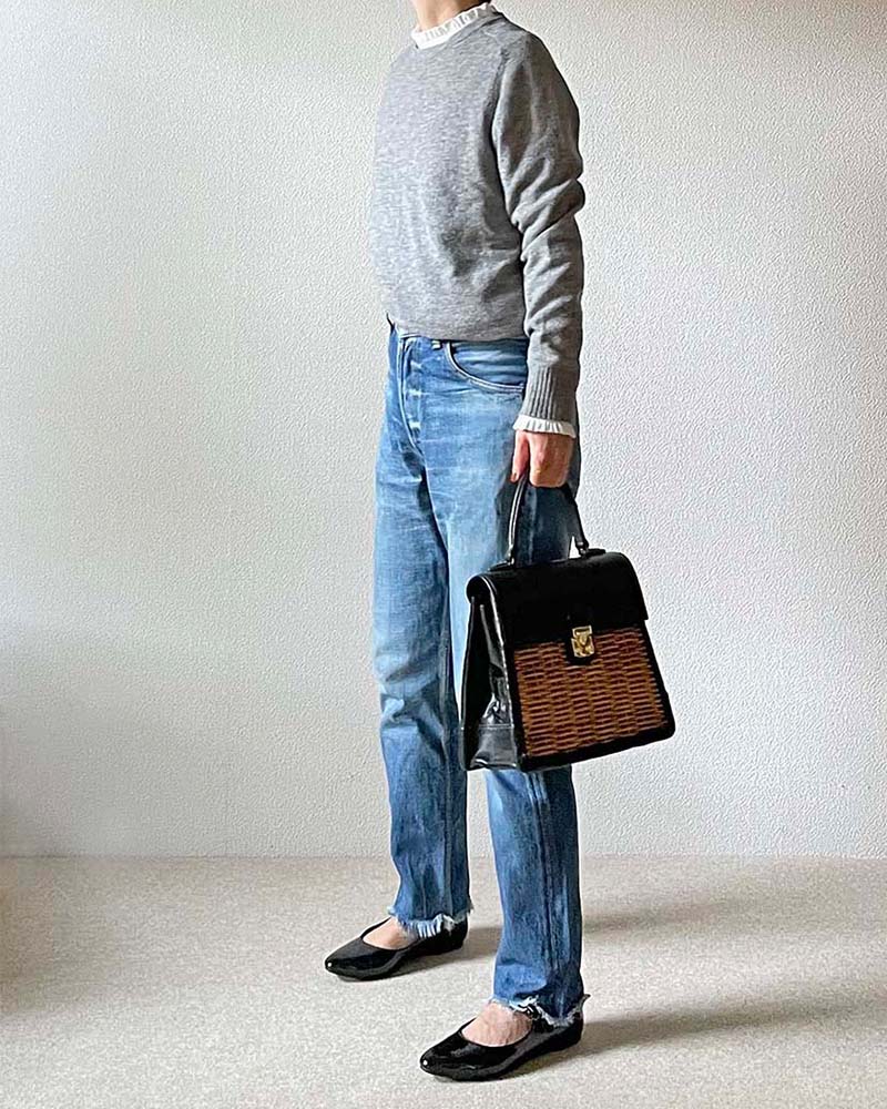 【Canaria Style】フリルスタンドネックプルオーバー