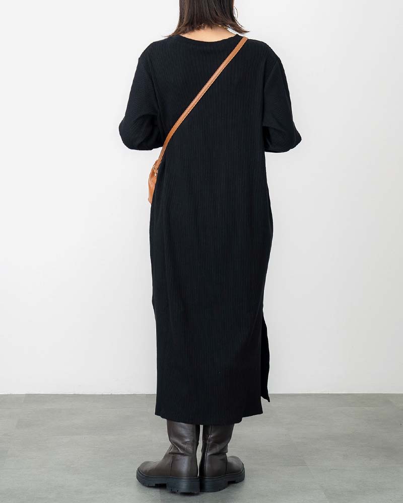 otostyle】テレコリブIラインワンピース | ONE-PIECE | 元町ゼラール