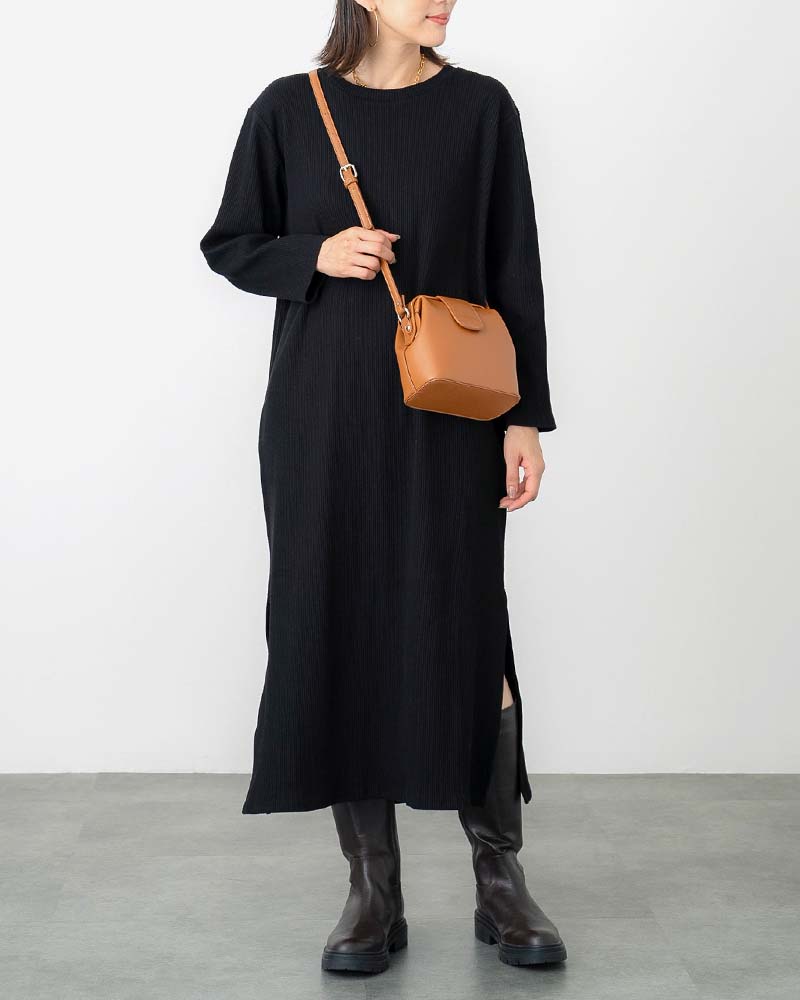 otostyle】テレコリブIラインワンピース | ONE-PIECE | 元町ゼラール