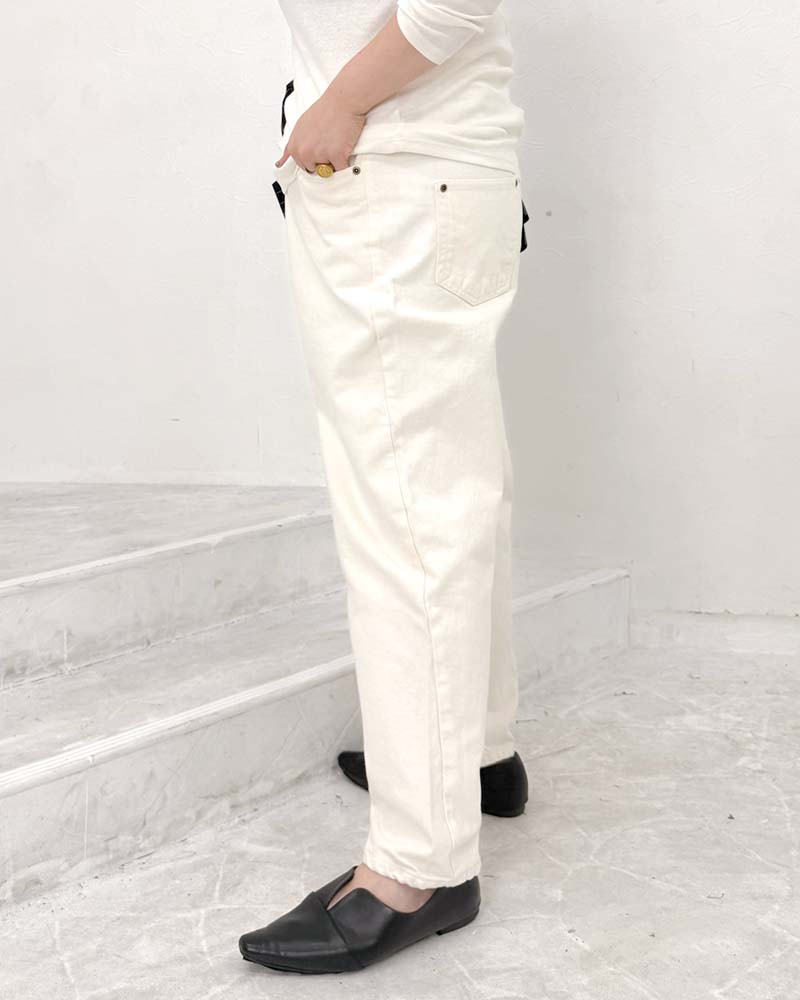 otostyle】ハイウエストデニムテーパードパンツ | BOTTOMS