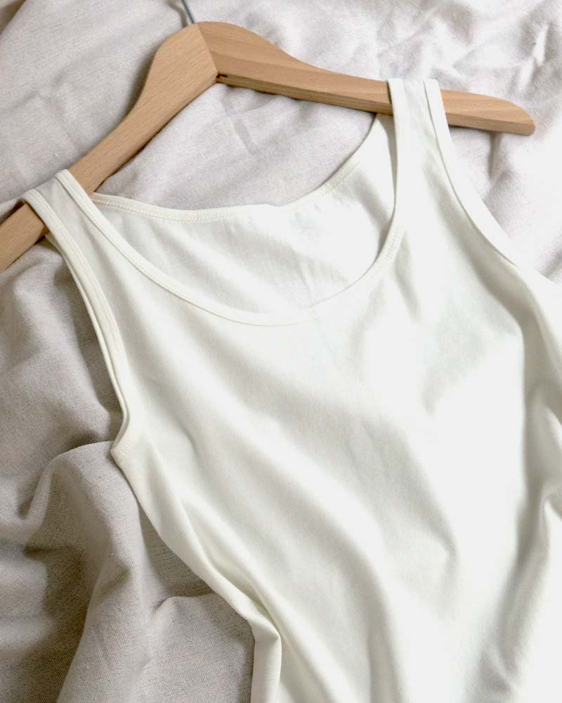 【Canaria Style】ラウンドネックタンクプルオーバー